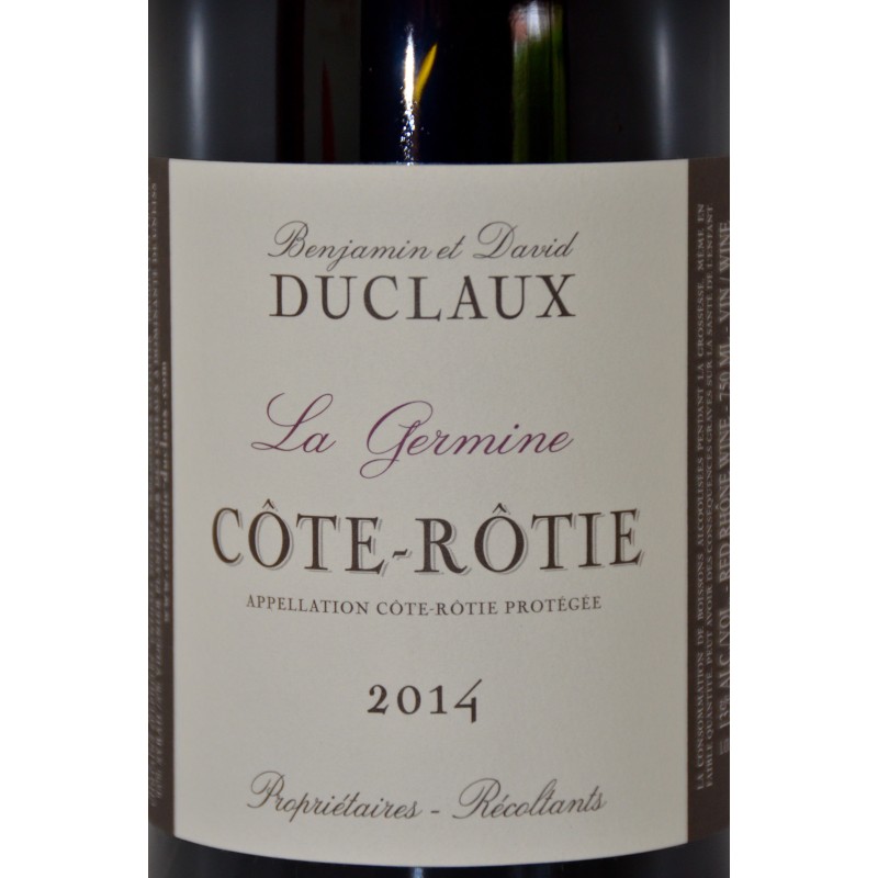 CÔTES RÔTIE CUVÉE LA GERMINE 2014