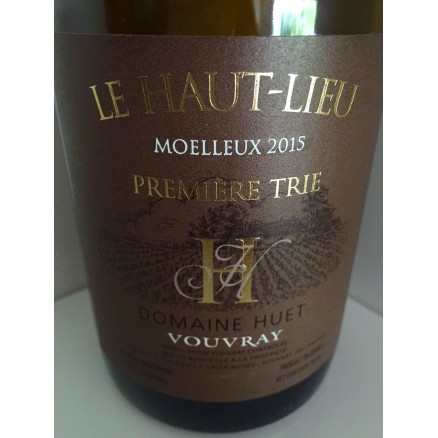 VOUVRAY LE HAUT LIEU MOELLEUX 1ER TRIE 2015