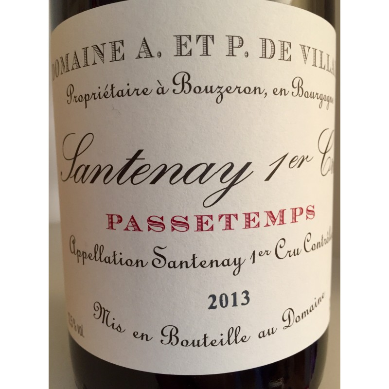 SANTENAY 1ER CRU PASSETEMPS 2013