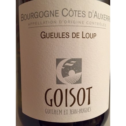 CÔTES D'AUXERRE CUVEE GUEULES DE LOUP 2012