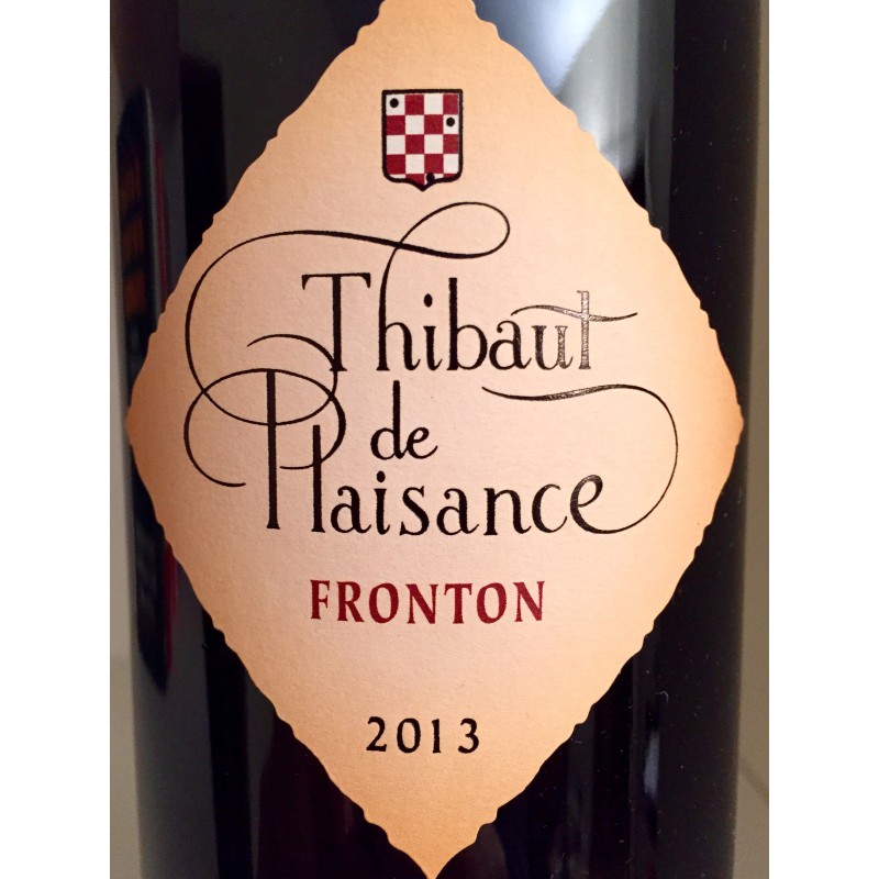 FRONTON CUVEE THIBAULT DE PLAISANCE 2012