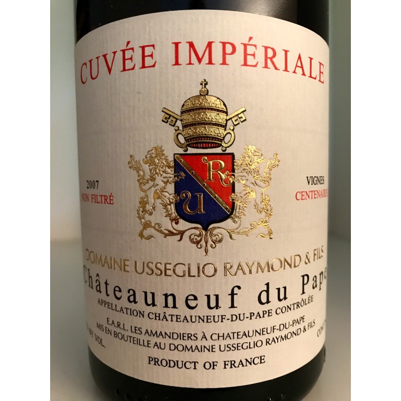 DOMAINE RAYMOND USSEGLIO CUVÉE IMPÉRIALE 2007