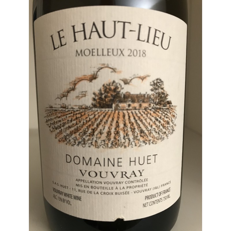 VOUVRAY LE HAUT LIEU MOELLEUX  2018