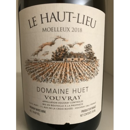 VOUVRAY LE HAUT LIEU MOELLEUX  2018