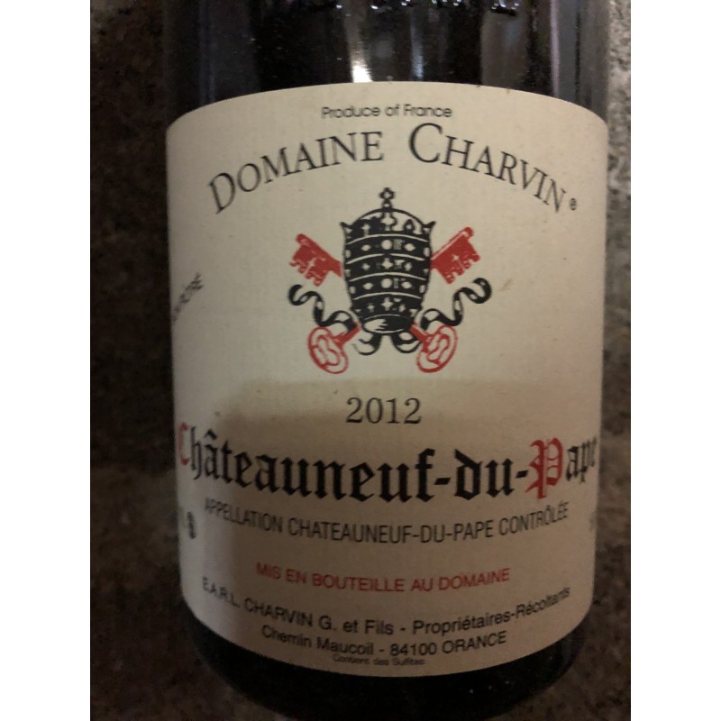 CHÂTEAUNEUF DU PAPE ROUGE 2012 MAGNUM