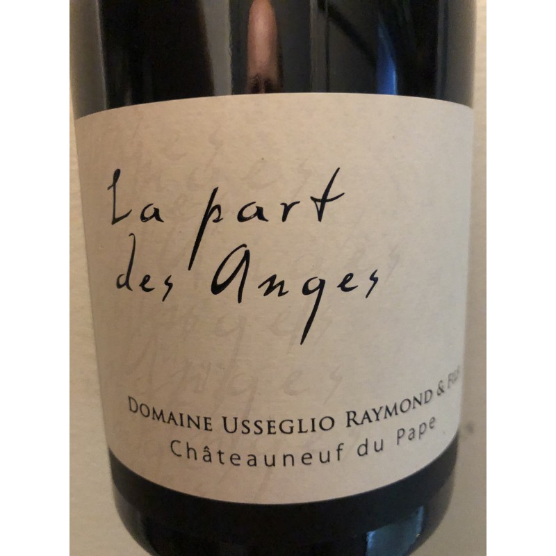 DOMAINE RAYMOND USSEGLIO CHATEAUNEUF DU PAPE CUVEE LA PART DES ANGES 2007