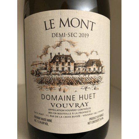 VOUVRAY LE MONT DEMI-SEC 2019