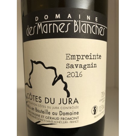 CÔTE DU JURA SAVAGNIN SOUS VOILES EMPRUNTES 2016