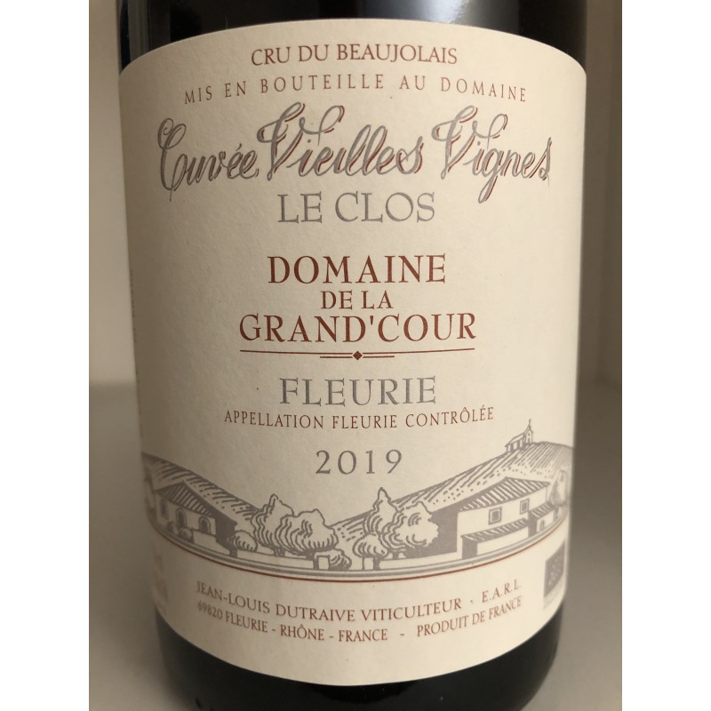 DOMAINE DE LA GRAND COUR FLEURIE LE CLOS VIEILLES VIGNES 2019