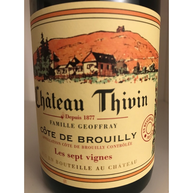 CÔTE DE BROUILLY LES 7 VIGNES 2020