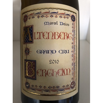 ALSACE GRAND CRU ALTENBERG DE BERGHEIM 2016