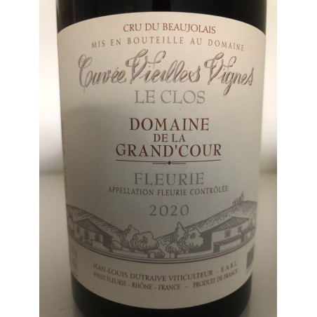 DOMAINE DE LA GRAND COUR FLEURIE LE CLOS VIEILLES VIGNES 2019