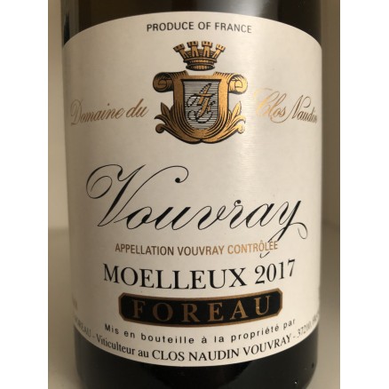 VOUVRAY MOELLEUX 2017