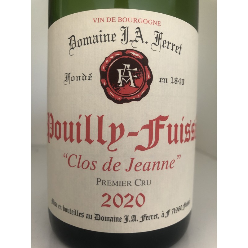 POUILLY FUISSE 1ER CRU CLOS DE JEANNE