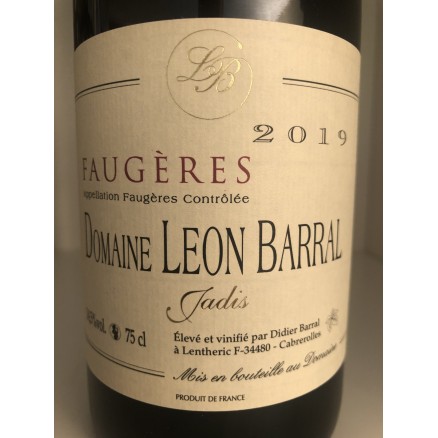 FAUGÈRES CUVE JADIS 2019