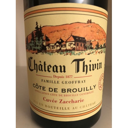 CÔTE DE BROUILLY ZACCHARIE  2021