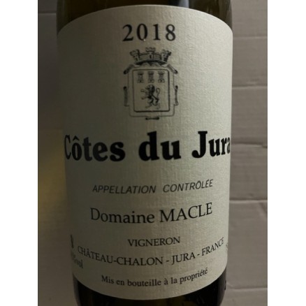 CÔTE DU JURA BLANC 2018