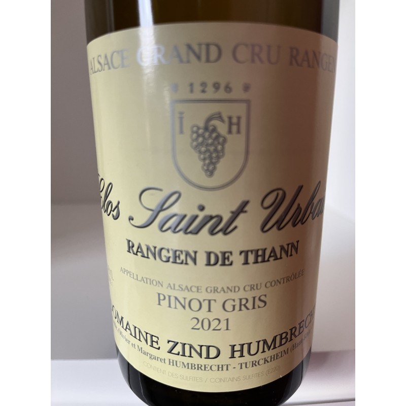 PINOT GRIS RANGEN DE THANN CLOS SAINT URBAIN 2021