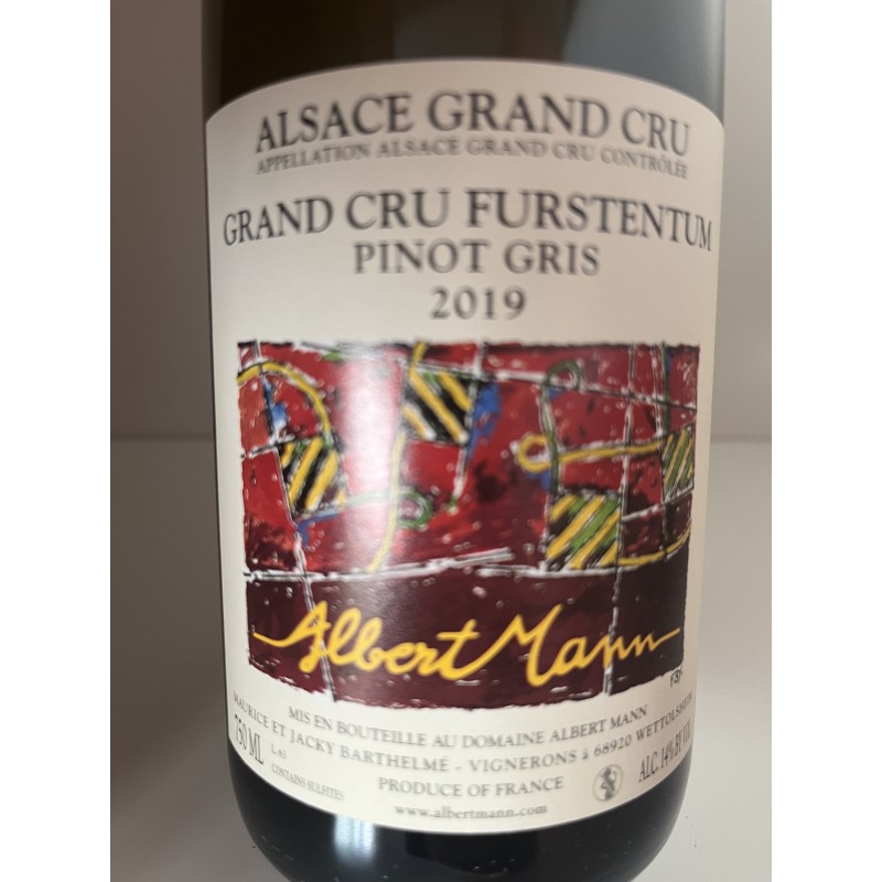 PINOT GRIS GRAND FURSTENTUM 2019