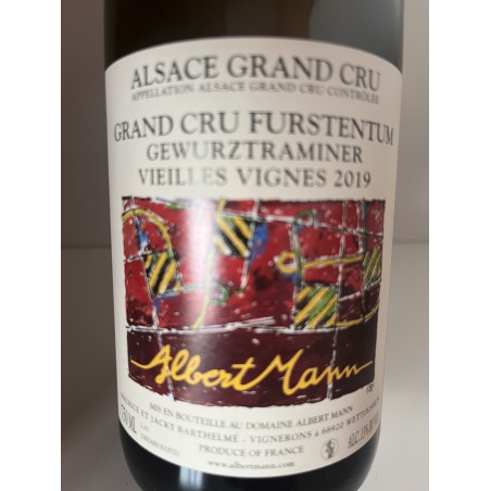 GEWURZTRAMINER  GRAND CRU FURSTENTUM VV 2019