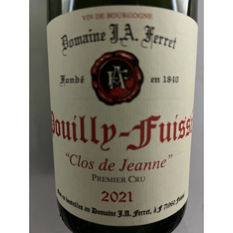 POUILLY FUISSE 1ER CRU CLOS DE JEANNE