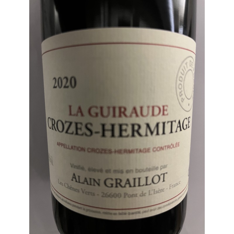 DOMAINE ALAIN GRAILLOT CROZES-HERMITAGE ROUGE 2011