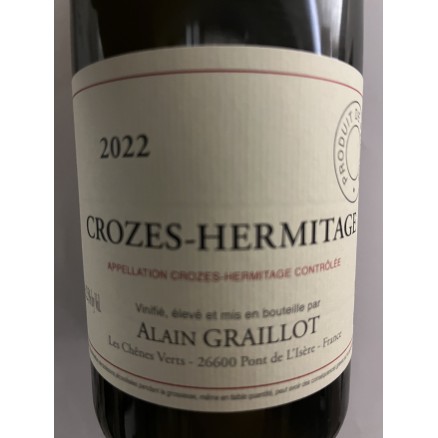 DOMAINE ALAIN GRAILLOT CROZES-HERMITAGE BLANC 2022