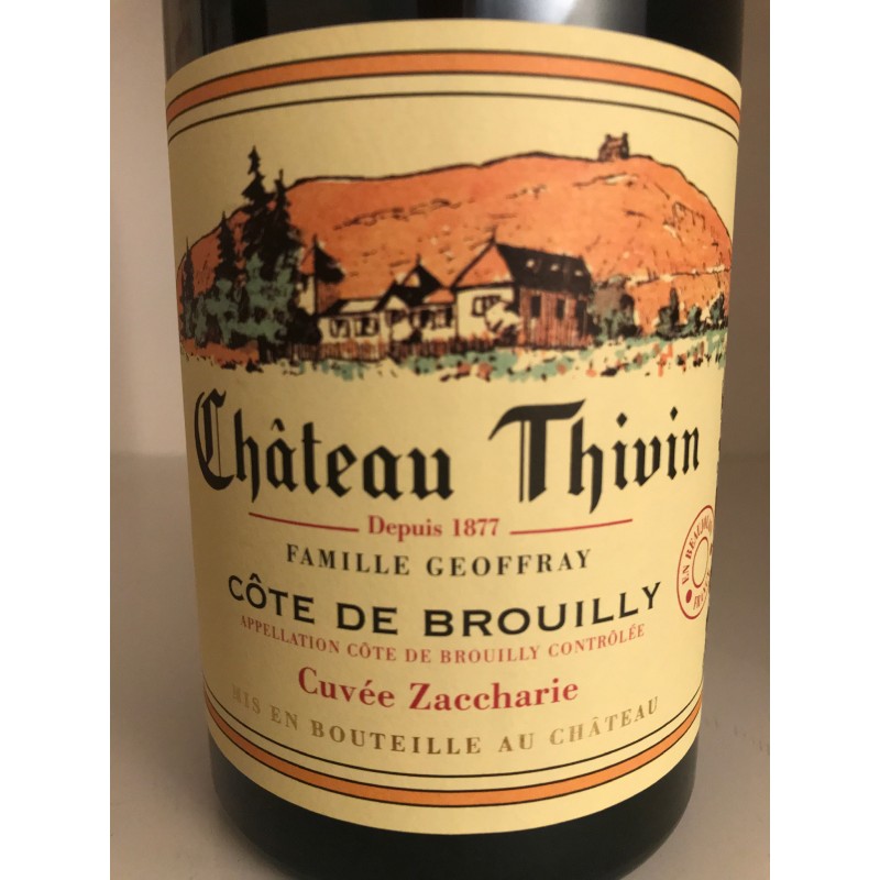 CÔTE DE BROUILLY ZACCHARIE  2021