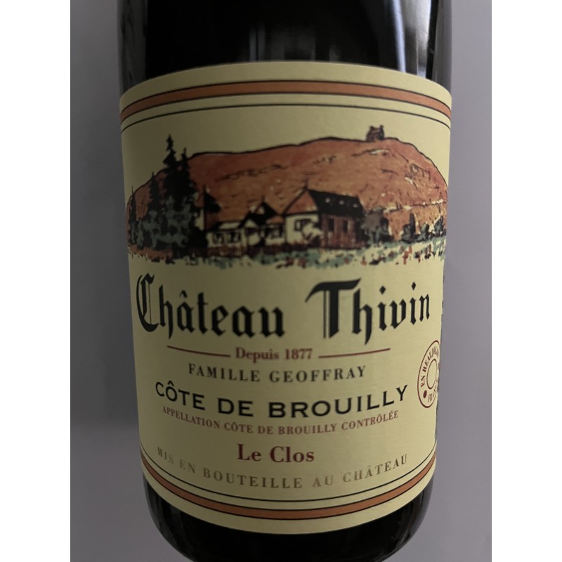 CÔTE DE BROUILLY LE CLOS 2022