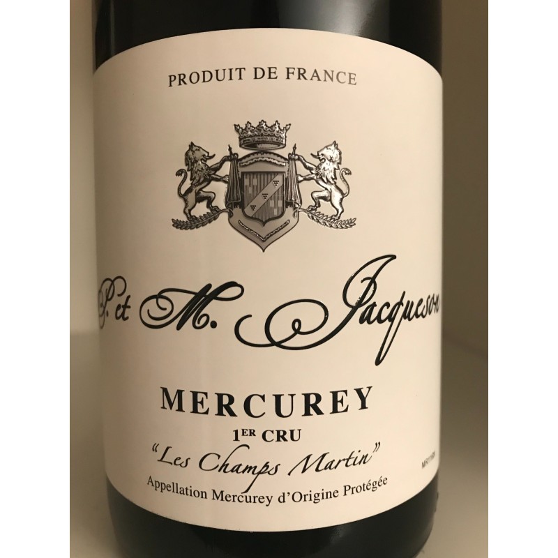 MERCUREY 1ER CRU LES CHAMPS MARTIN 2022